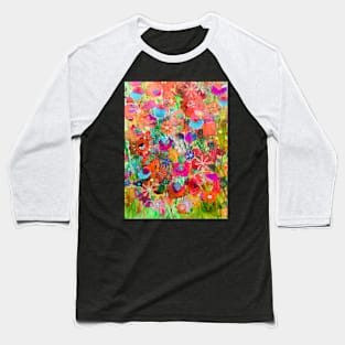 Wild-Flower Meadow Baseball T-Shirt